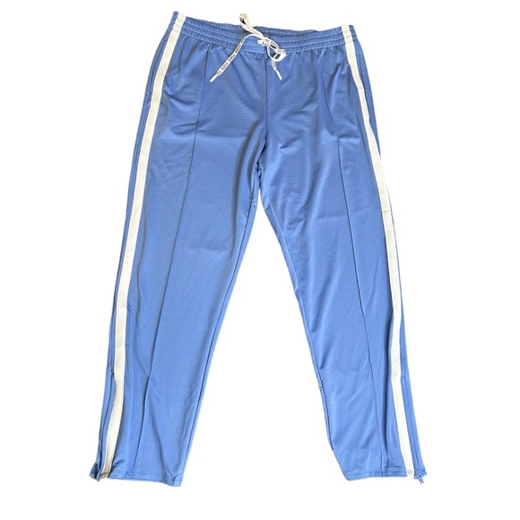 VS PINK Active Blue Track Pants Large NWT - Picture 1 of 3